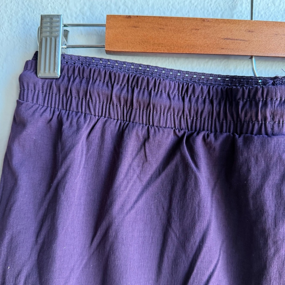Woven Trek Skort Plum Size S Two Way Stretch Elastic Waistband Activewear E - Picture 7 of 14